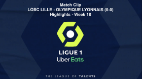 Ligue 1: Highlights: LOSC LILLE vs OLYMPIQUE LYONNAIS (0-0) - Week 18