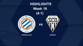 Ligue 1: Highlights - MONTPELLIER - ANGERS (4-1) - Week 19 