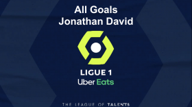 Ligue 1: All goals Jonathan David - Mid-season Highlights