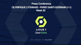 Ligue 1: Press Conference  Olympique Lyonnais - Paris Saint-Germain (1-1) - Week 20