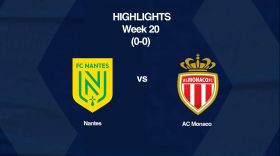 Ligue 1: Highlights - FC NANTES - AS MONACO (0-0) - Week 20	