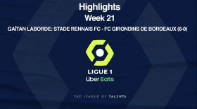 Ligue 1: Player Highlight - Ga�tan Laborde (61') / Stade Rennais FC - FC Girondins De Bordeaux (6-0) - Week 21