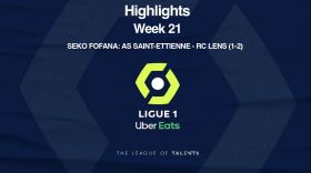 Ligue 1: Player Highlight - Seko Fofana (90' +5) / AS Saint-?Tienne - RC Lens (1-2) - Week 21