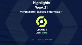 Ligue 1: Player Highlight - Andrei Girotto (45') / OGC Nice - FC Nantes (2-1) - Week 21