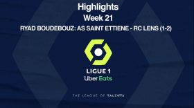 Ligue 1: Player Highlight - Ryad Boudebouz (38') / AS Saint-?Tienne - RC Lens (1-2) - Week 21