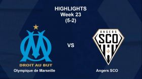 Ligue 1: Match Clip OLYMPIQUE DE MARSEILLE - ANGERS SCO (5-2) - Highlights - week 23