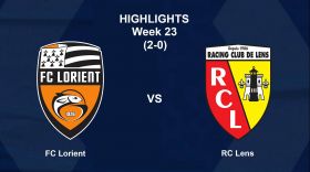 Ligue 1: Match Clip FC LORIENT - RC LENS (2-0) - Highlights - week 23