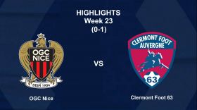 Ligue 1: Match Clip OGC NICE - CLERMONT FOOT 63 (0-1) - Highlights - week 23