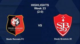 Ligue 1: Match Clip STADE RENNAIS FC - STADE BRESTOIS 29 (2-0) - Highlights - week 23