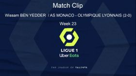   LIGUE 1: PLAYER HIGHLIGHT - Goal Wissam BEN YEDDER (27') / AS MONACO - OLYMPIQUE LYONNAIS (2-0) - Week 23  
