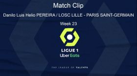 LIGUE 1: PLAYER HIGHLIGHT - Goal Danilo Luis Helio PEREIRA (10') / LOSC LILLE - PARIS SAINT-GERMAIN (1-5) - Week 23 