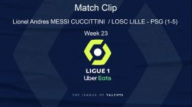   LIGUE 1: PLAYER HIGHLIGHT - Goal Lionel Andres MESSI CUCCITTINI (38') / LOSC LILLE - PARIS SAINT-GERMAIN (1-5) - Week 23