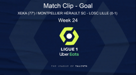 LIGUE 1: PLAYER HIGHLIGHT - Goal XEKA (77') / MONTPELLIER H�RAULT SC - LOSC LILLE (0-1) - WEEK 24