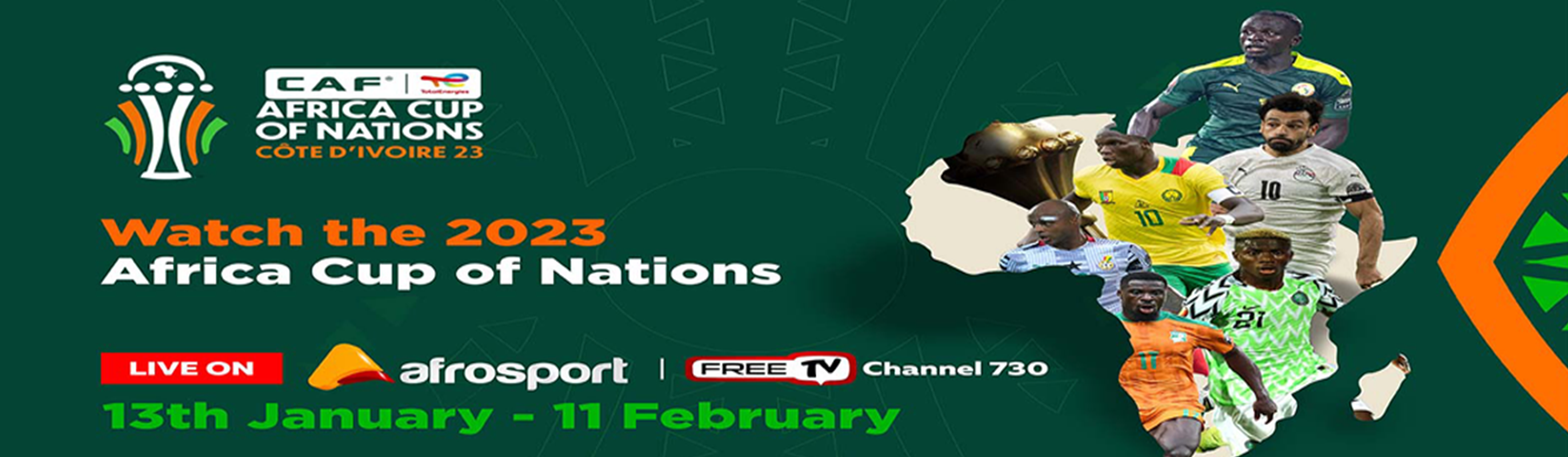 Watch AFCON with AfroSport